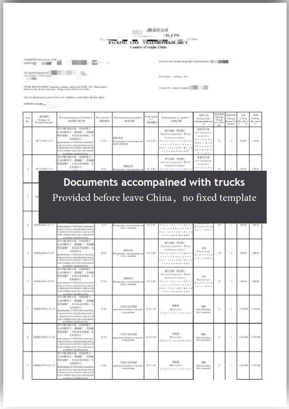 Documento a bordo