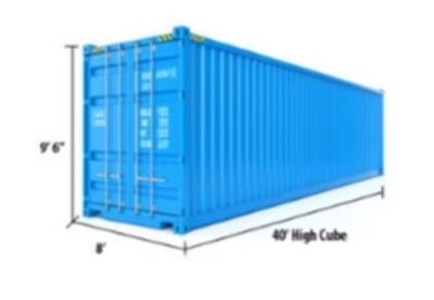 Cubo de 40 pies de alto